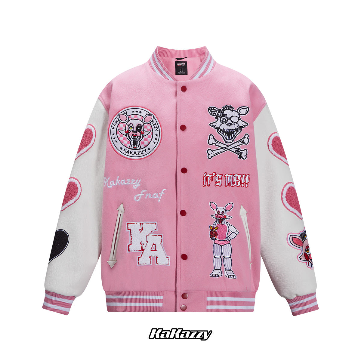 Kakazzy Varsity Jacket Pink