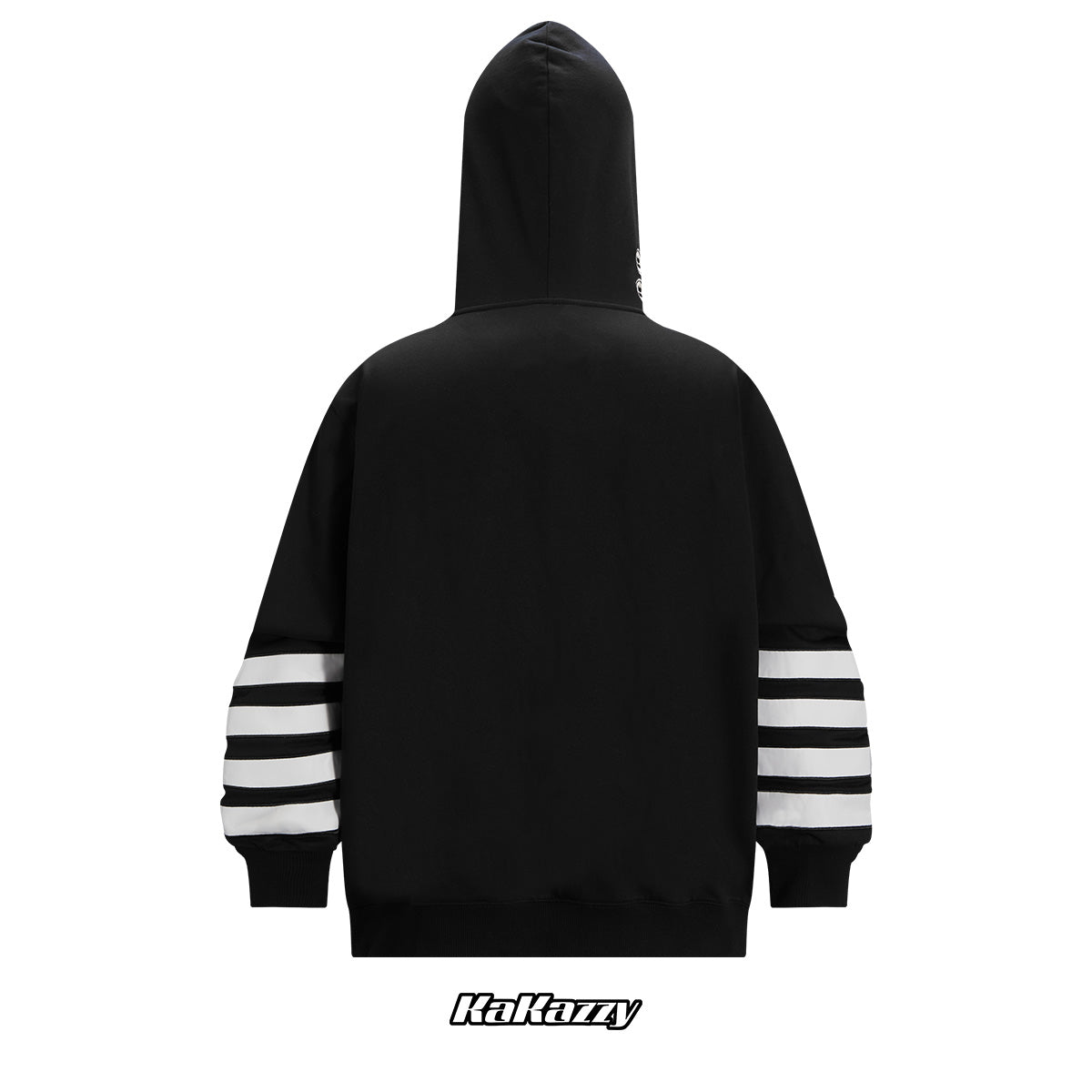 【Kakazzy】Full Zip Hoodie 黒 ブラック ユニセックス 