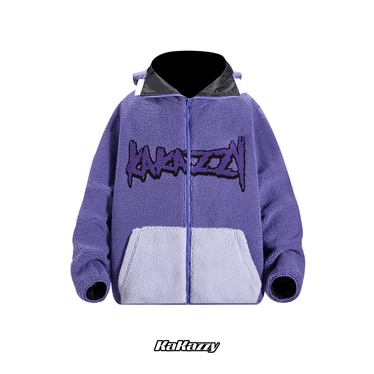 Kakazzy Sherpa Coat Purple
