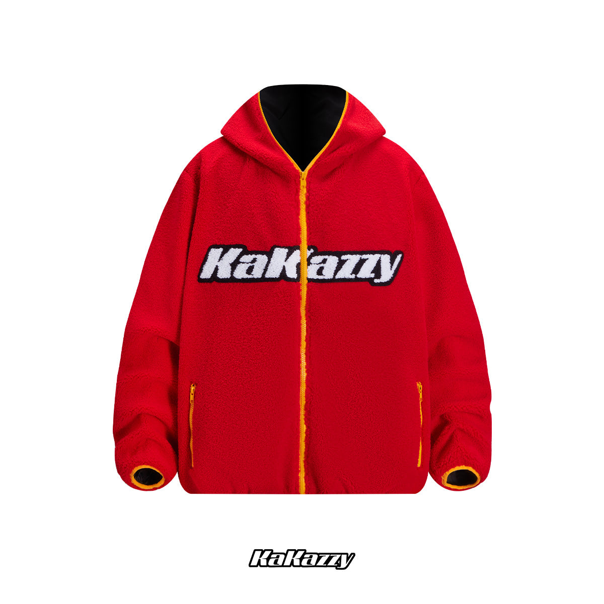 Kakazzy Sherpa Coat Red