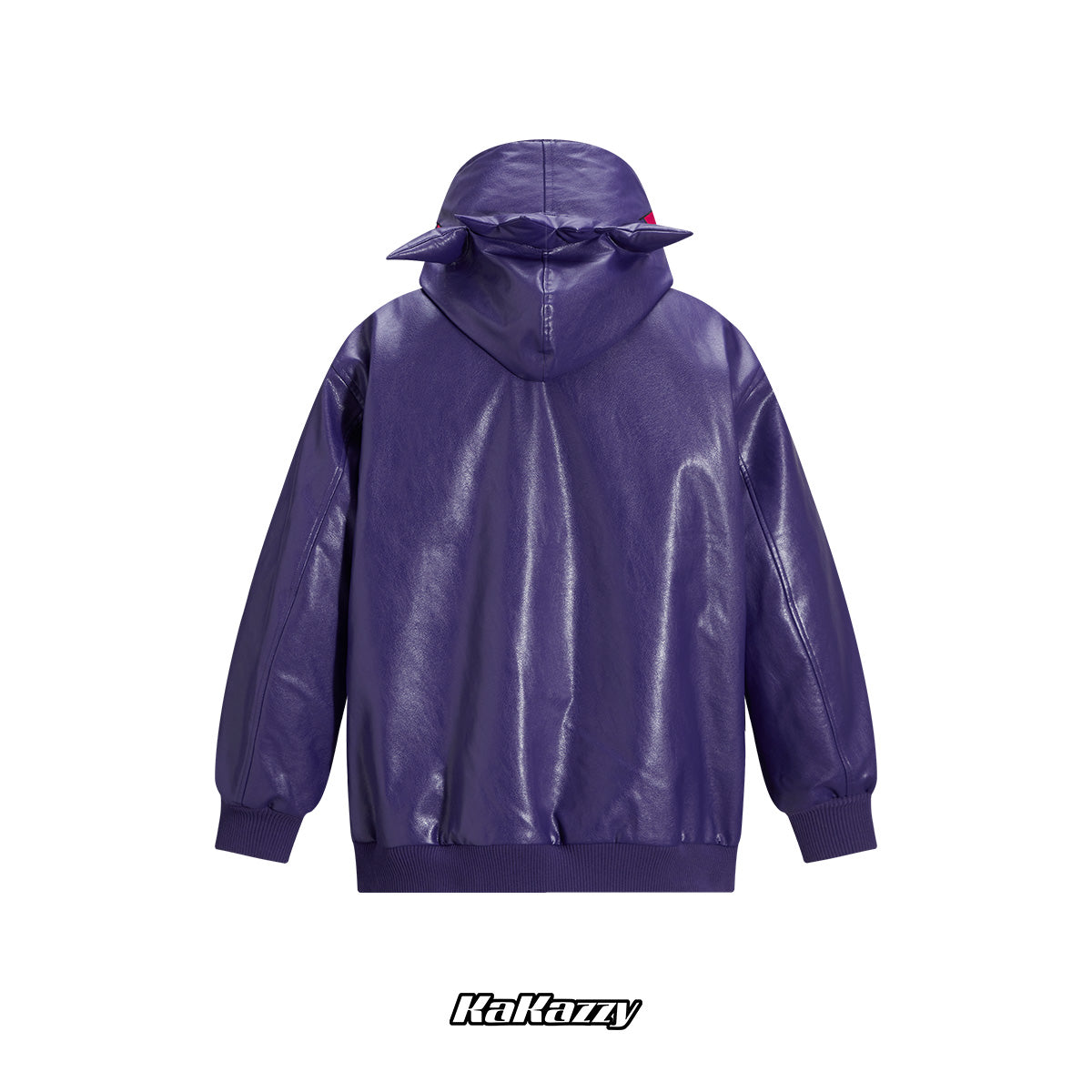 Kakazzy Leather Jacket Purple