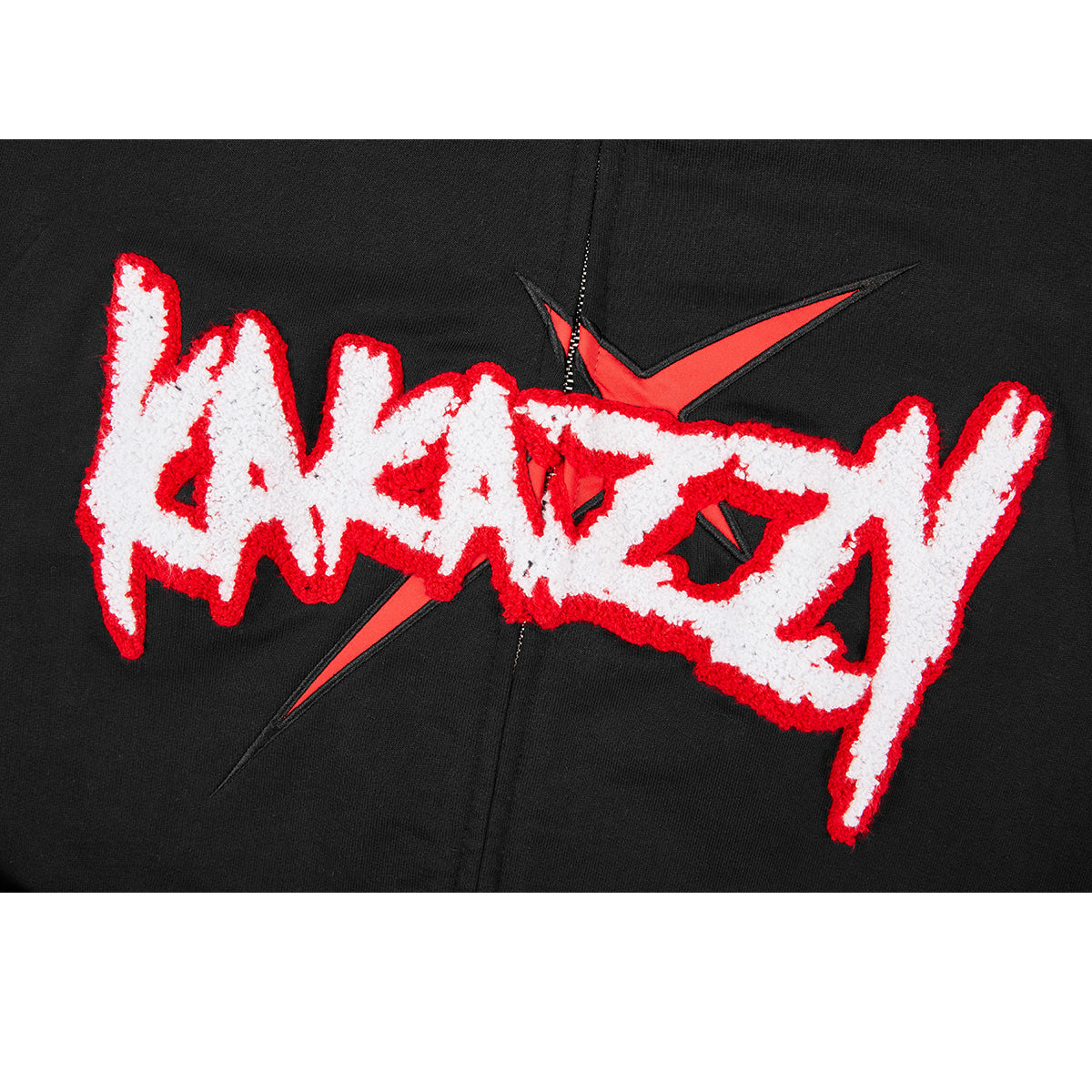 Kakazzy Full Zip Hoodie Black（Eyes Can See）