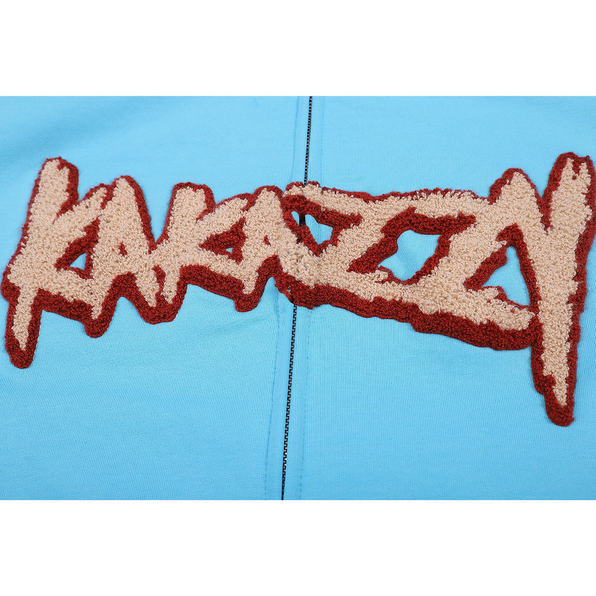Kakazzy Full Zip Hoodie SkyBlue（Eyes Can See）