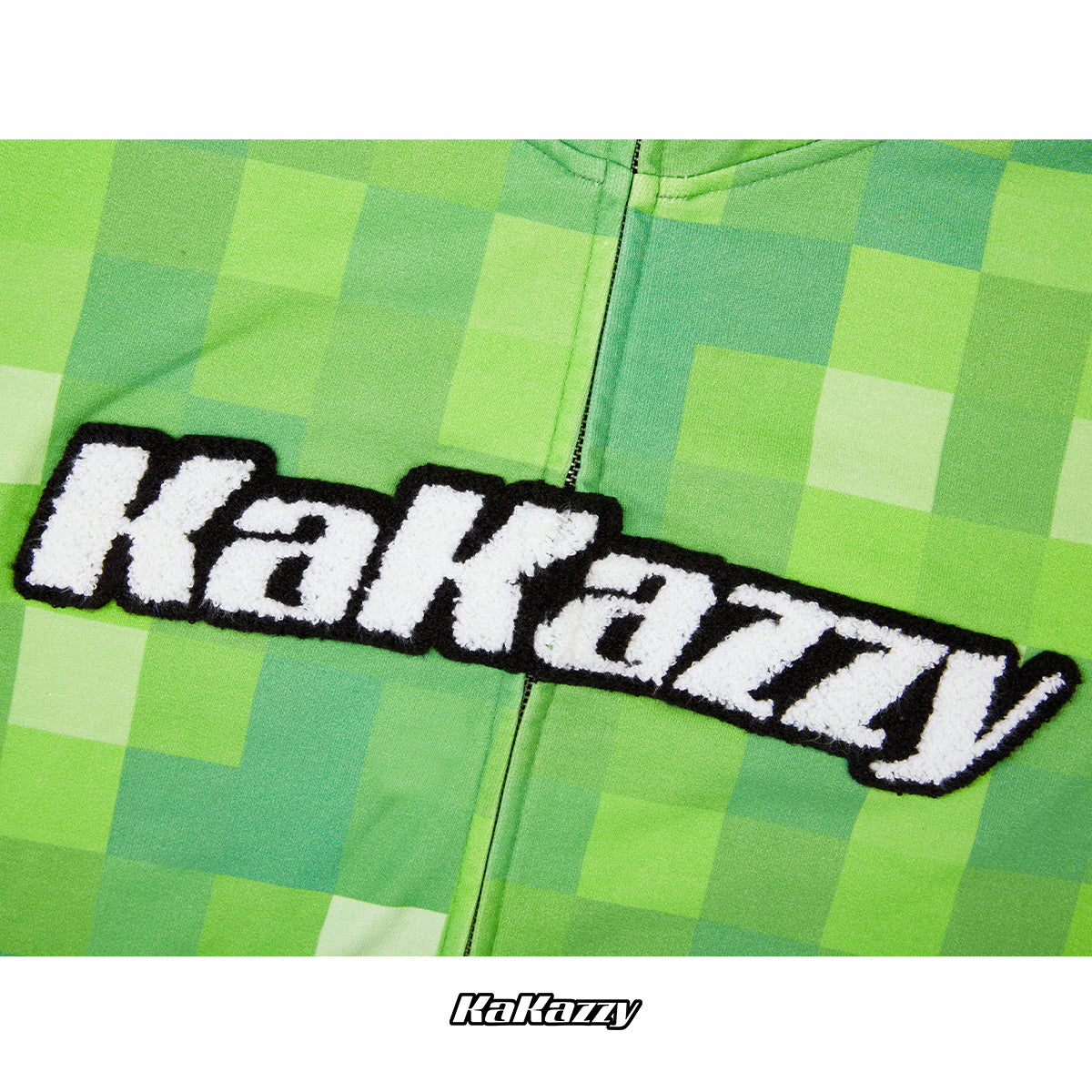 Kakazzy Full Zip Hoodie Green（Eyes Can See）