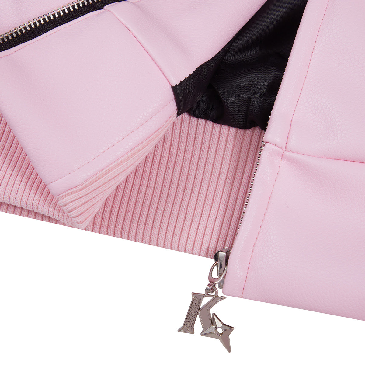 Kakazzy Leather Jacket Pink