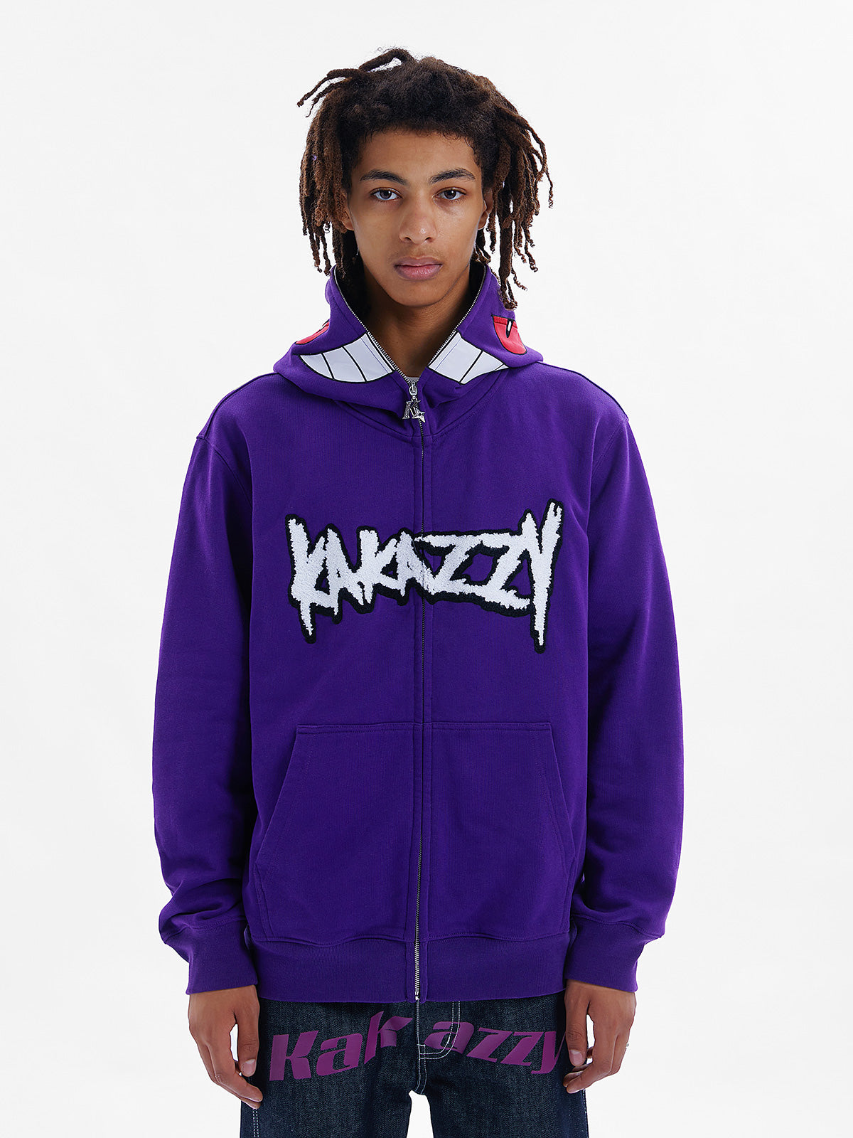 Kakazzy Full Zip Hoodie Purple