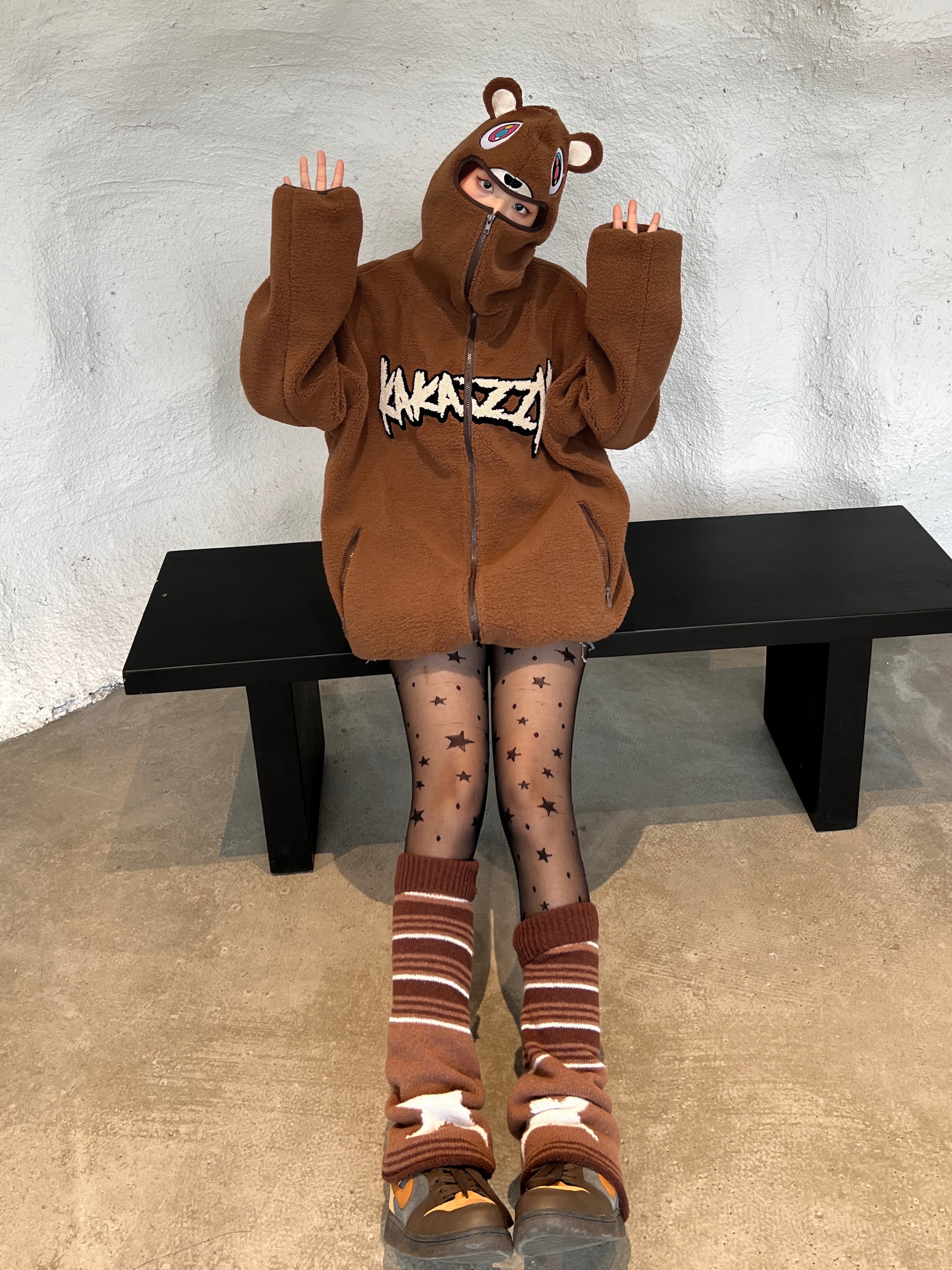 Kakazzy Sherpa Coat Brown