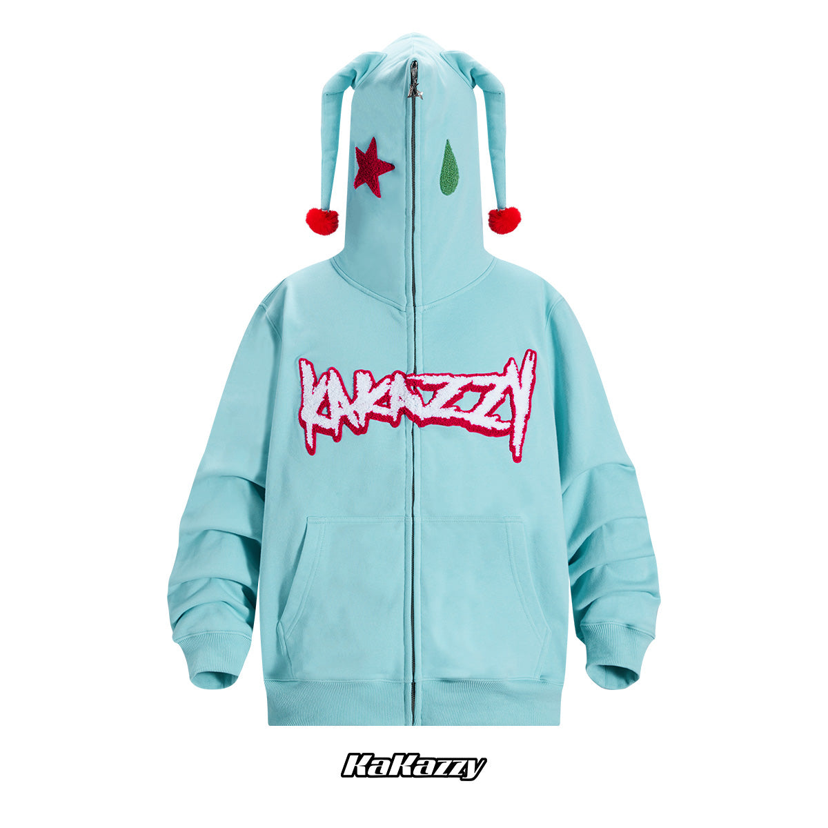 Kakazzy Full Zip Hoodie SkyBlue kakazzy