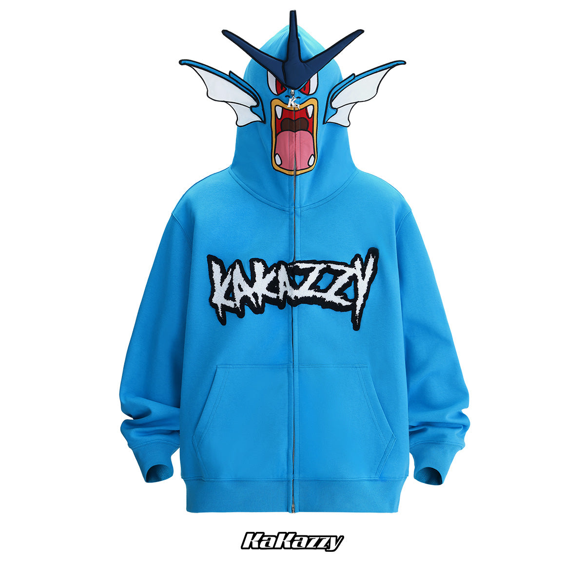 kakazzy Full Zip Hoodie Blue