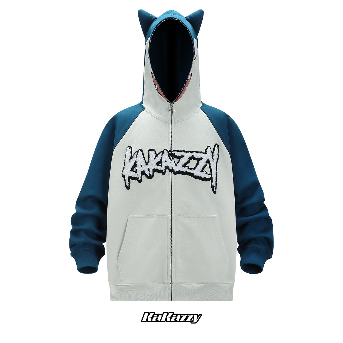 Kakazzy Full Zip Hoodie AcidBlue kakazzy