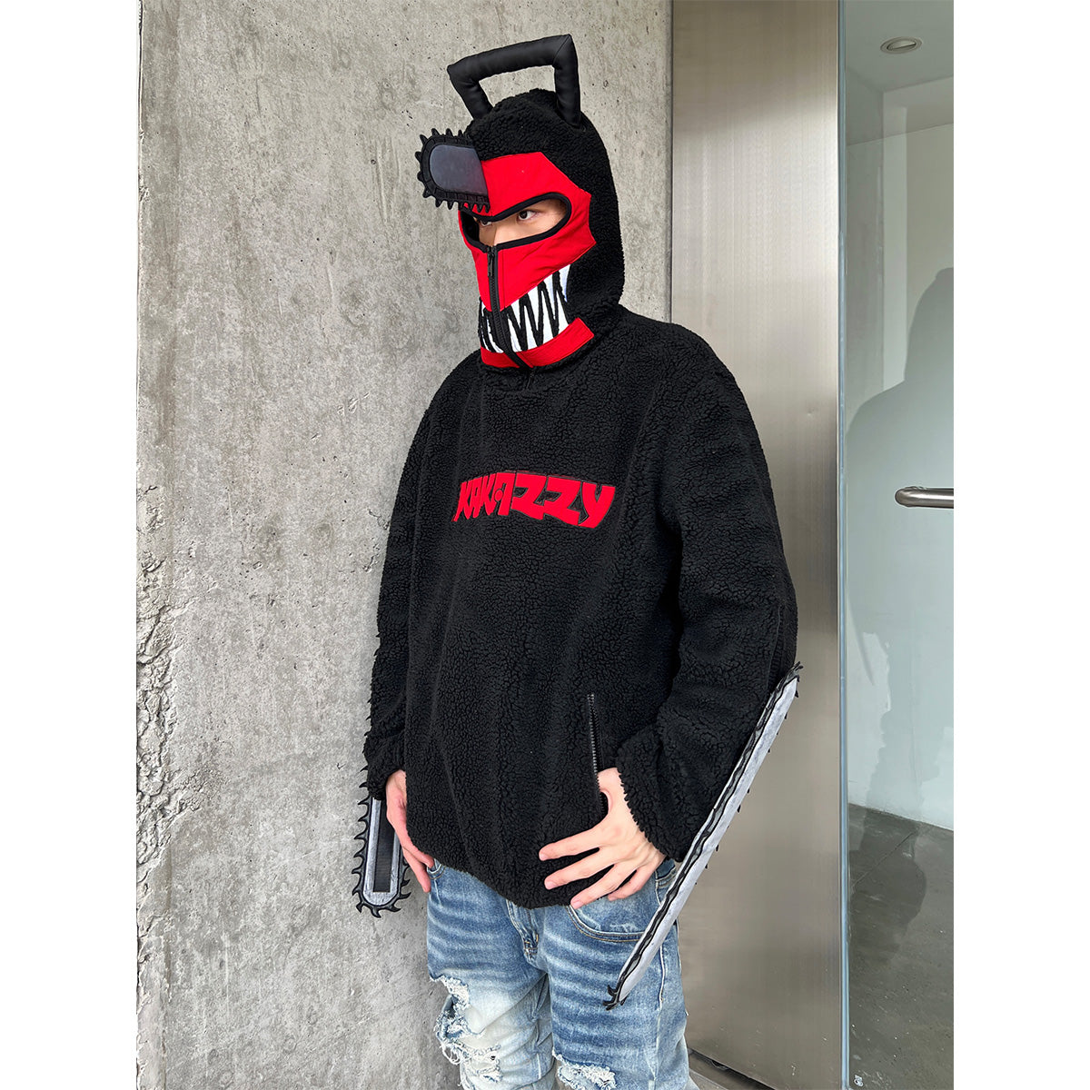 Kakazzy Sherpa Coat Black