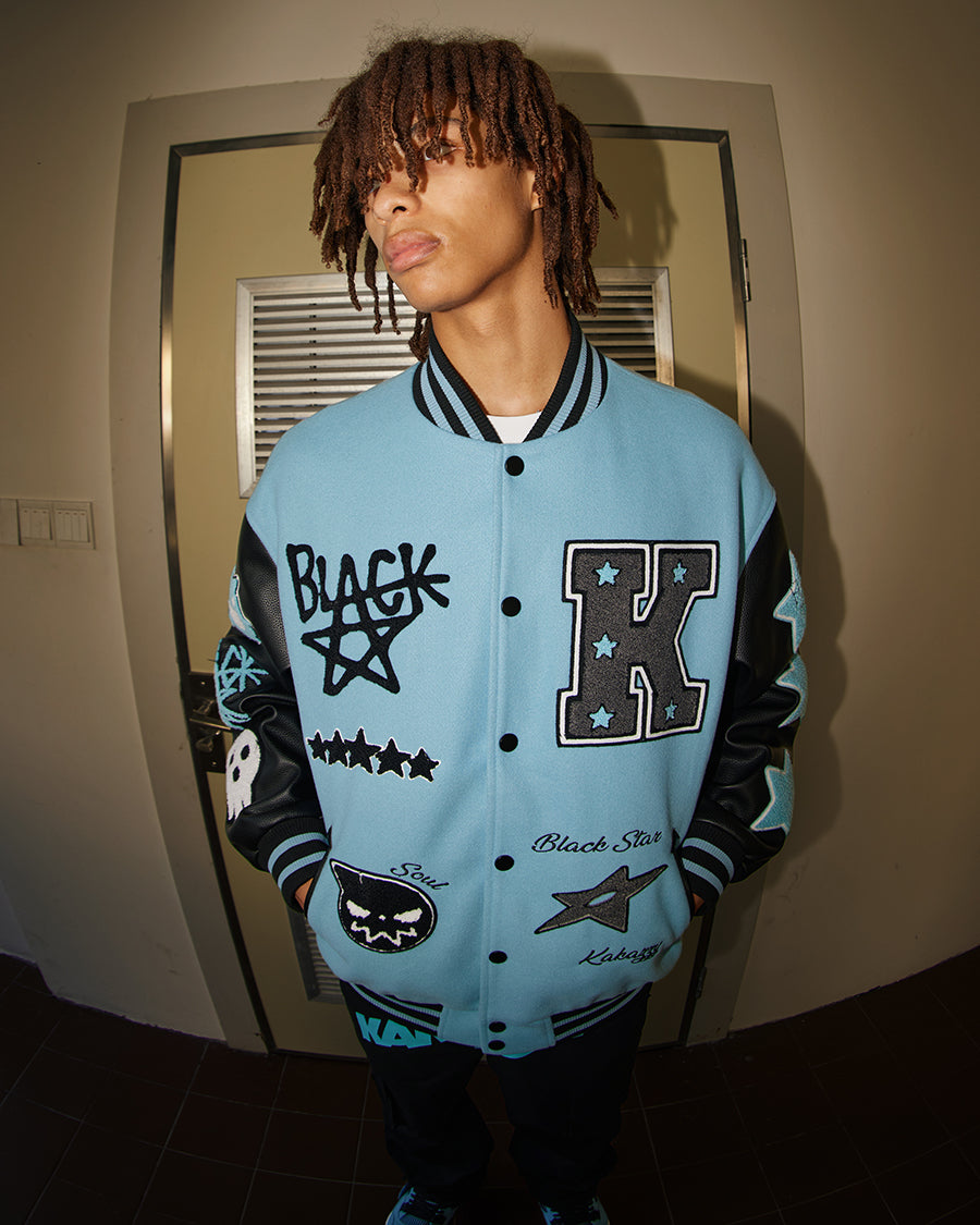 Kakazzy Varsity Jacket Blue
