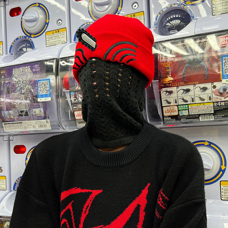 Kakazzy Overdyed Beanie Red