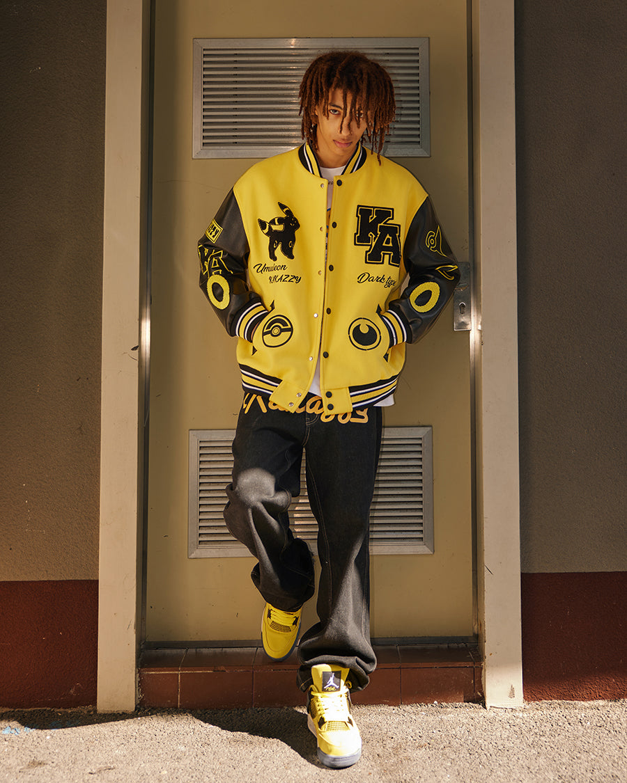 Kakazzy Varsity Jacket Yellow