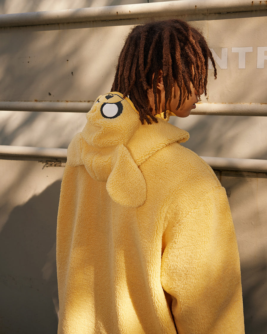 Kakazzy Sherpa Coat Yellow