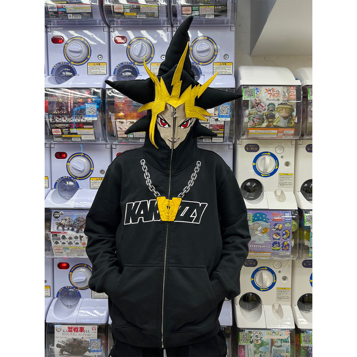 Kakazzy Full Zip Hoodie Black