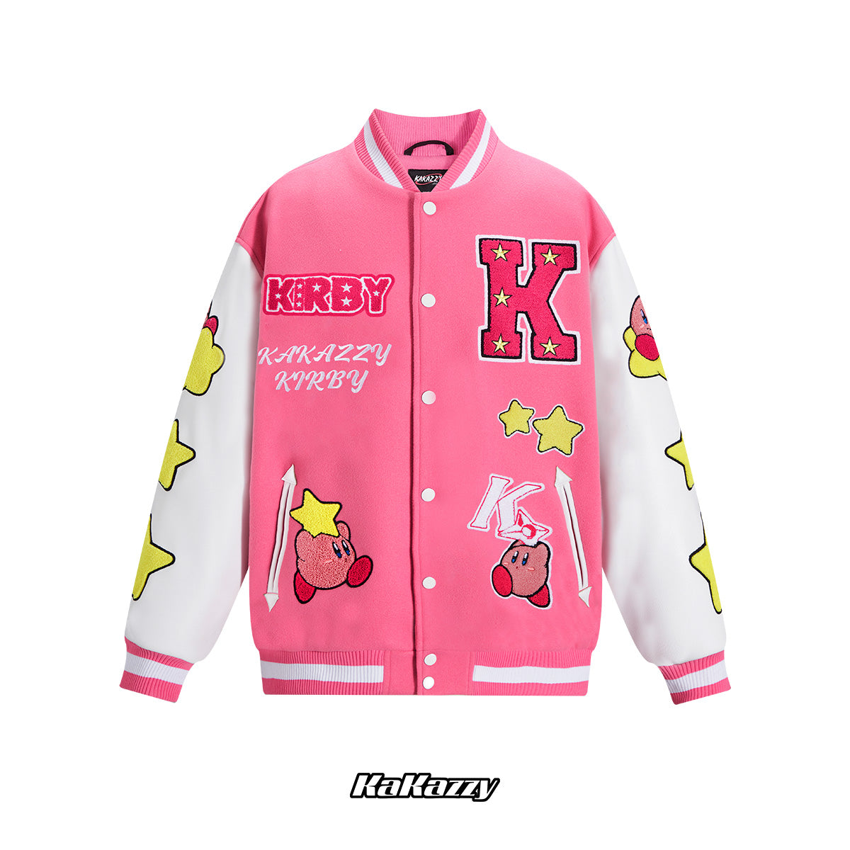 Kakazzy Varsity Jacket Pink