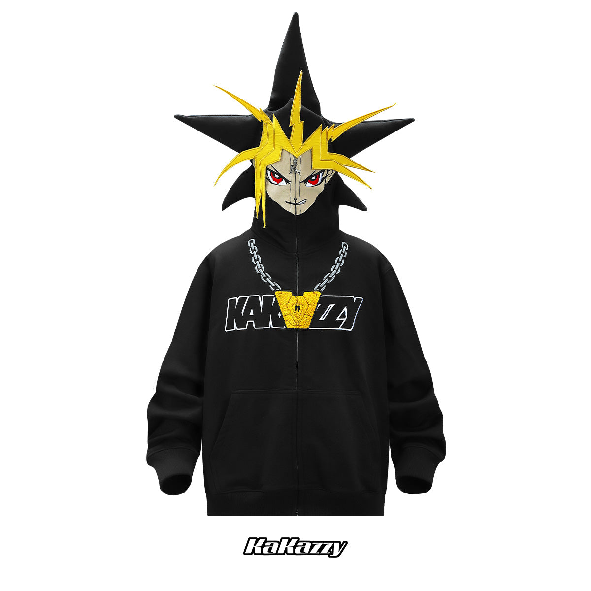 Kakazzy Full Zip Hoodie Black