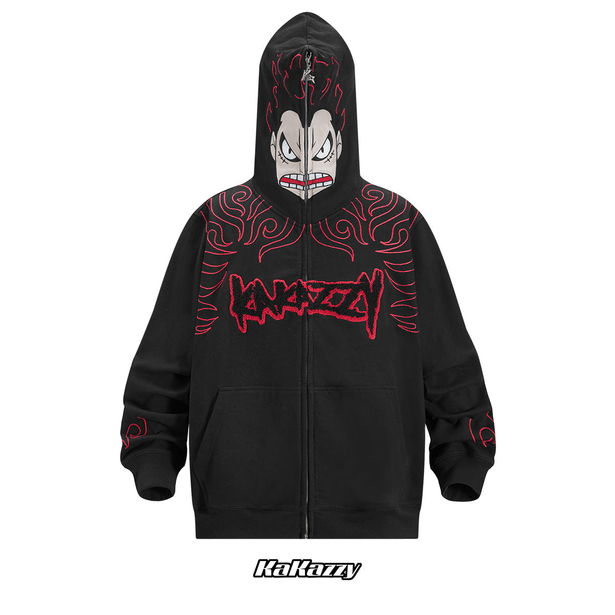 Kakazzy Full Zip Hoodie Black
