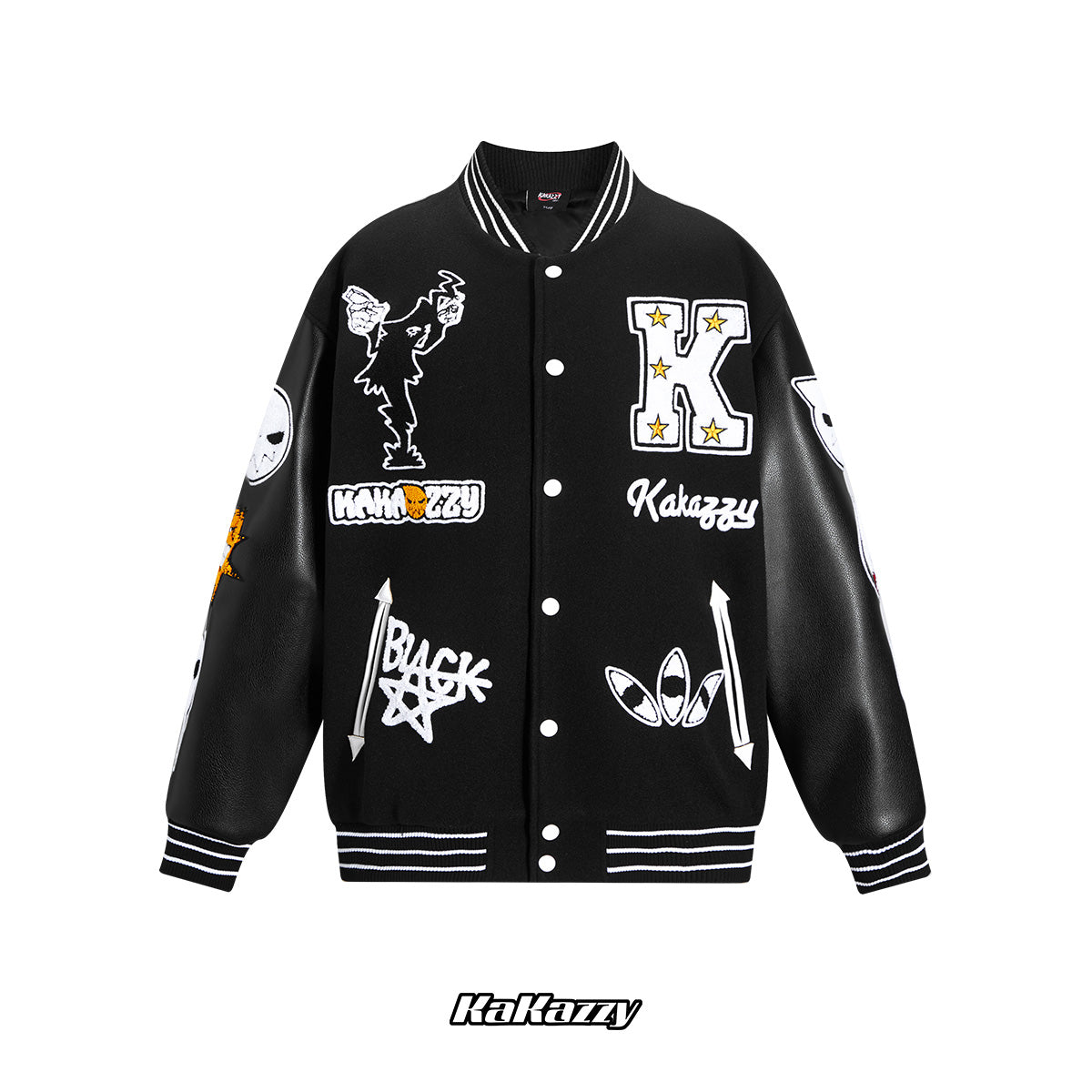 Kakazzy Varsity Jacket Black
