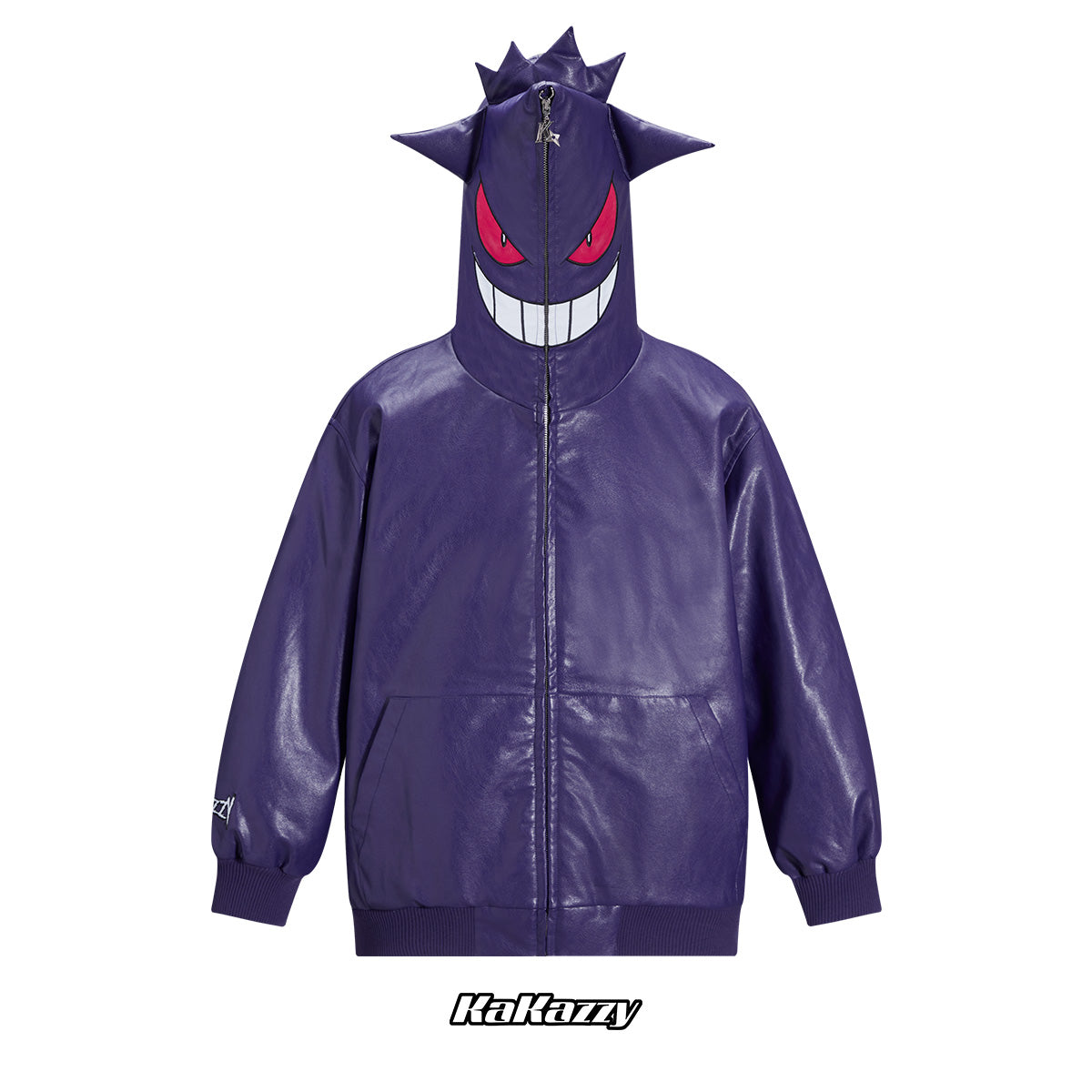 Kakazzy Leather Jacket Purple – kakazzy