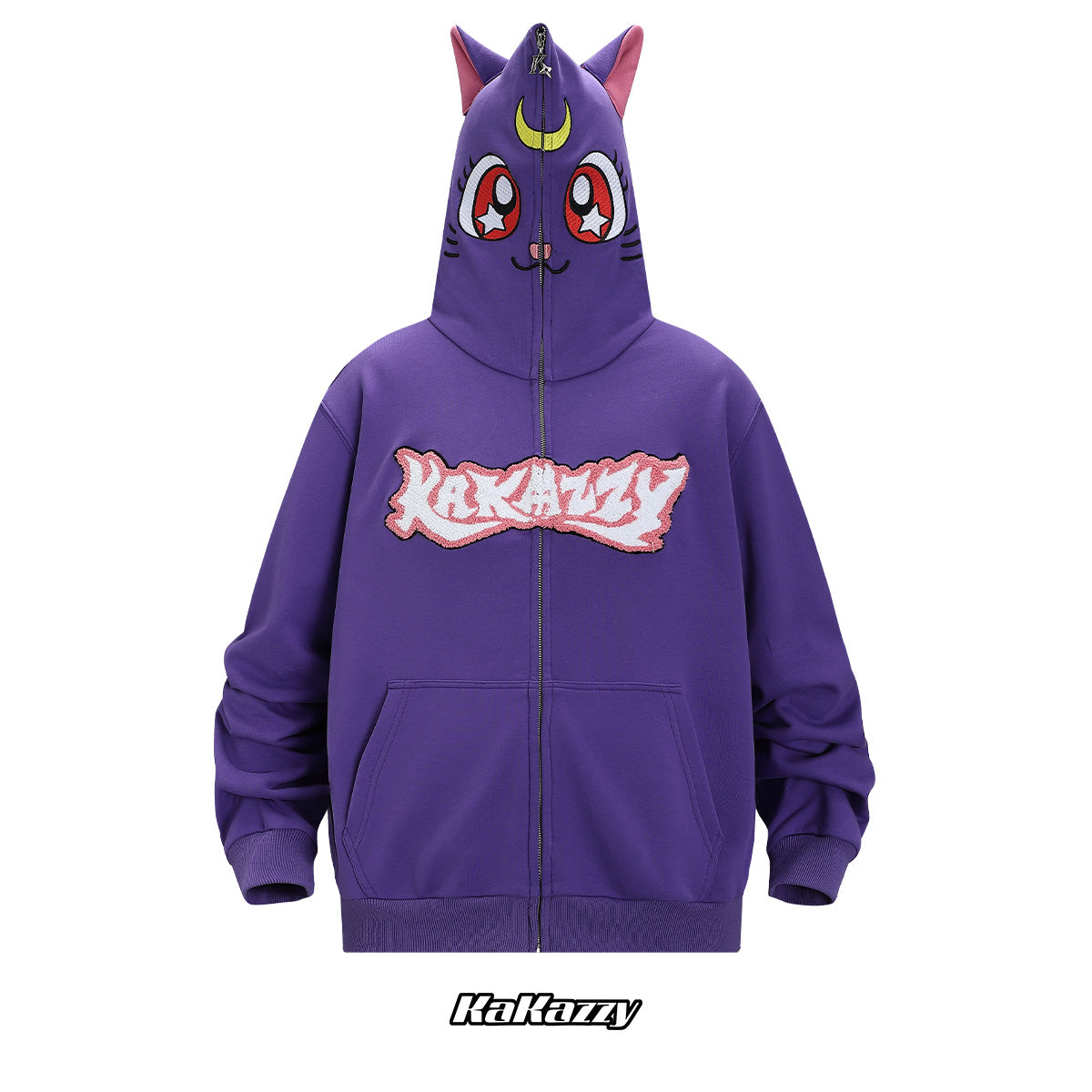 Kakazzy Full Zip Hoodie Purple – kakazzy