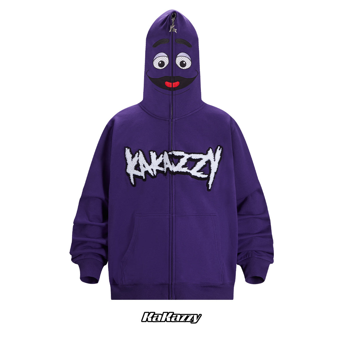 Kakazzy Full Zip Hoodie Purple（Eyes Can See）