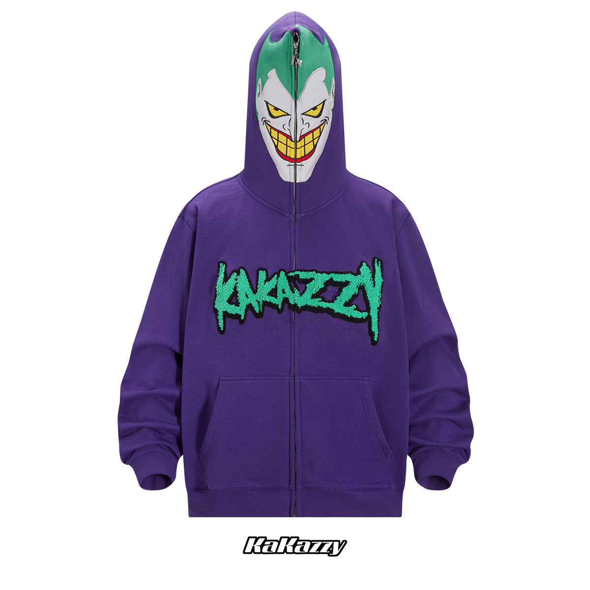 Kakazzy Full Zip Hoodie Purple（Eyes Can See）