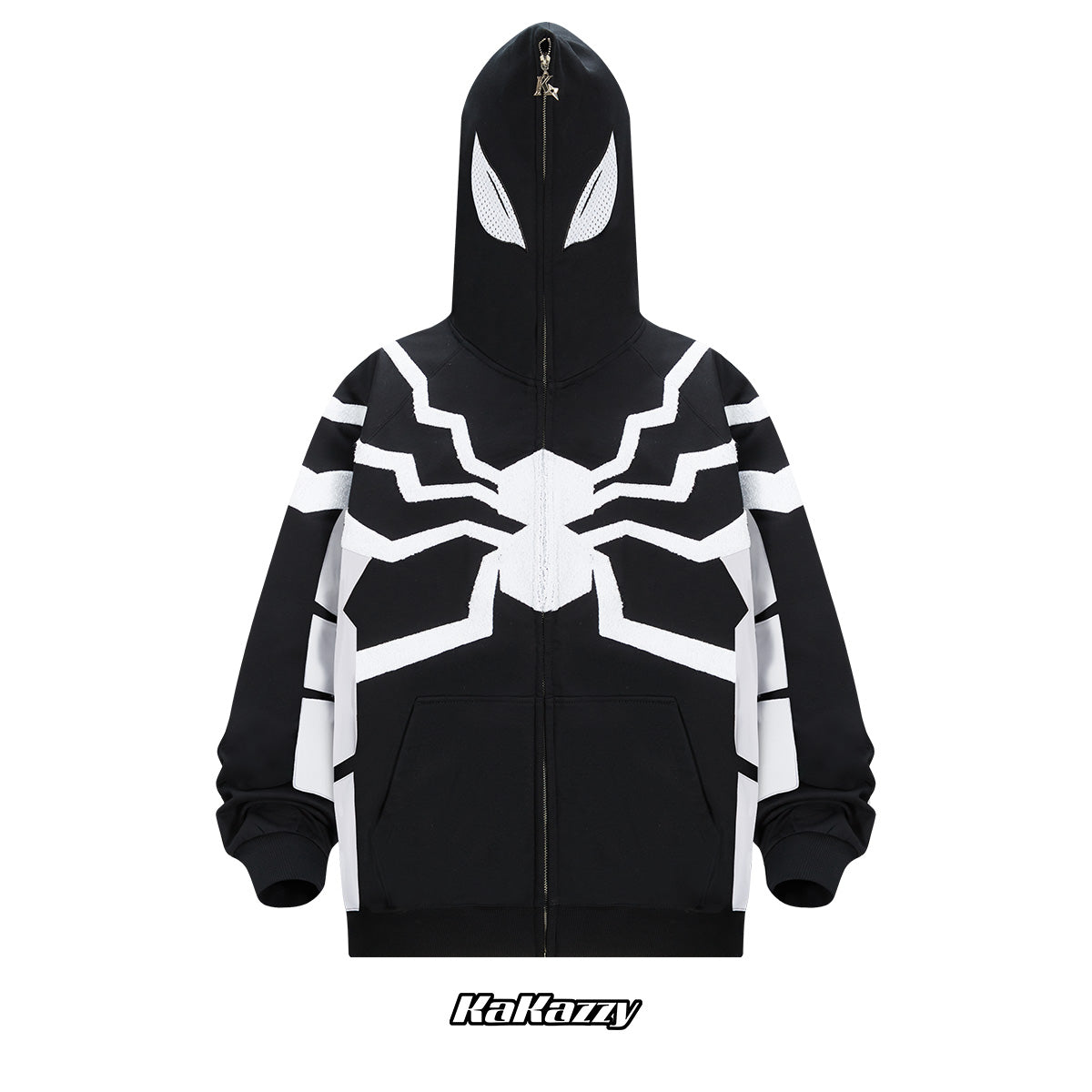 Kakazzy Full Zip Hoodie White – kakazzy