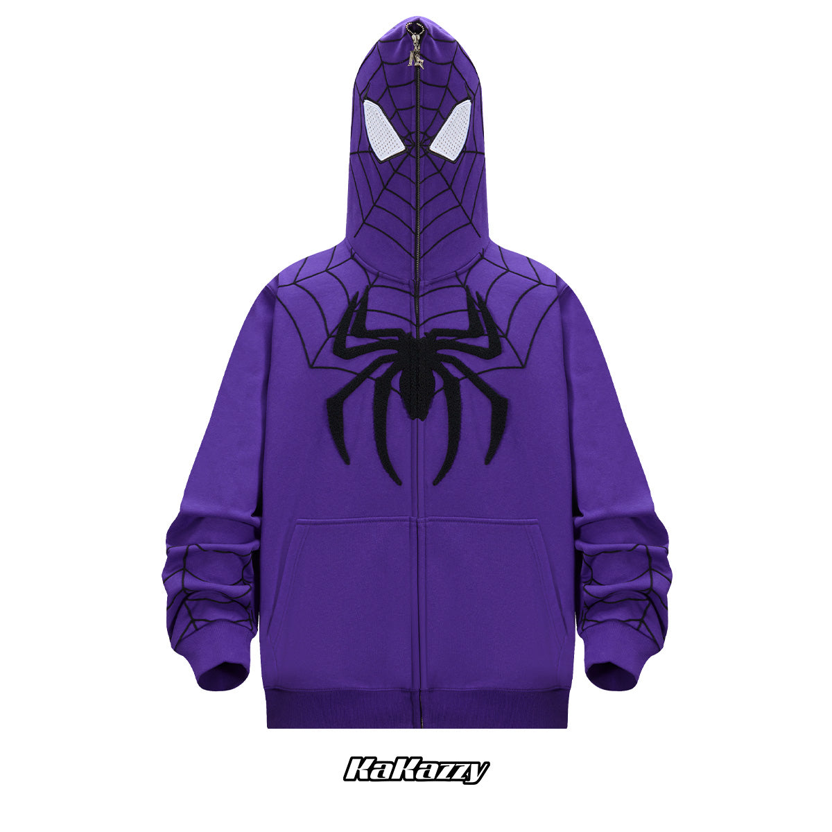 Kakazzy Full Zip Hoodie Purple（Eyes Can See）