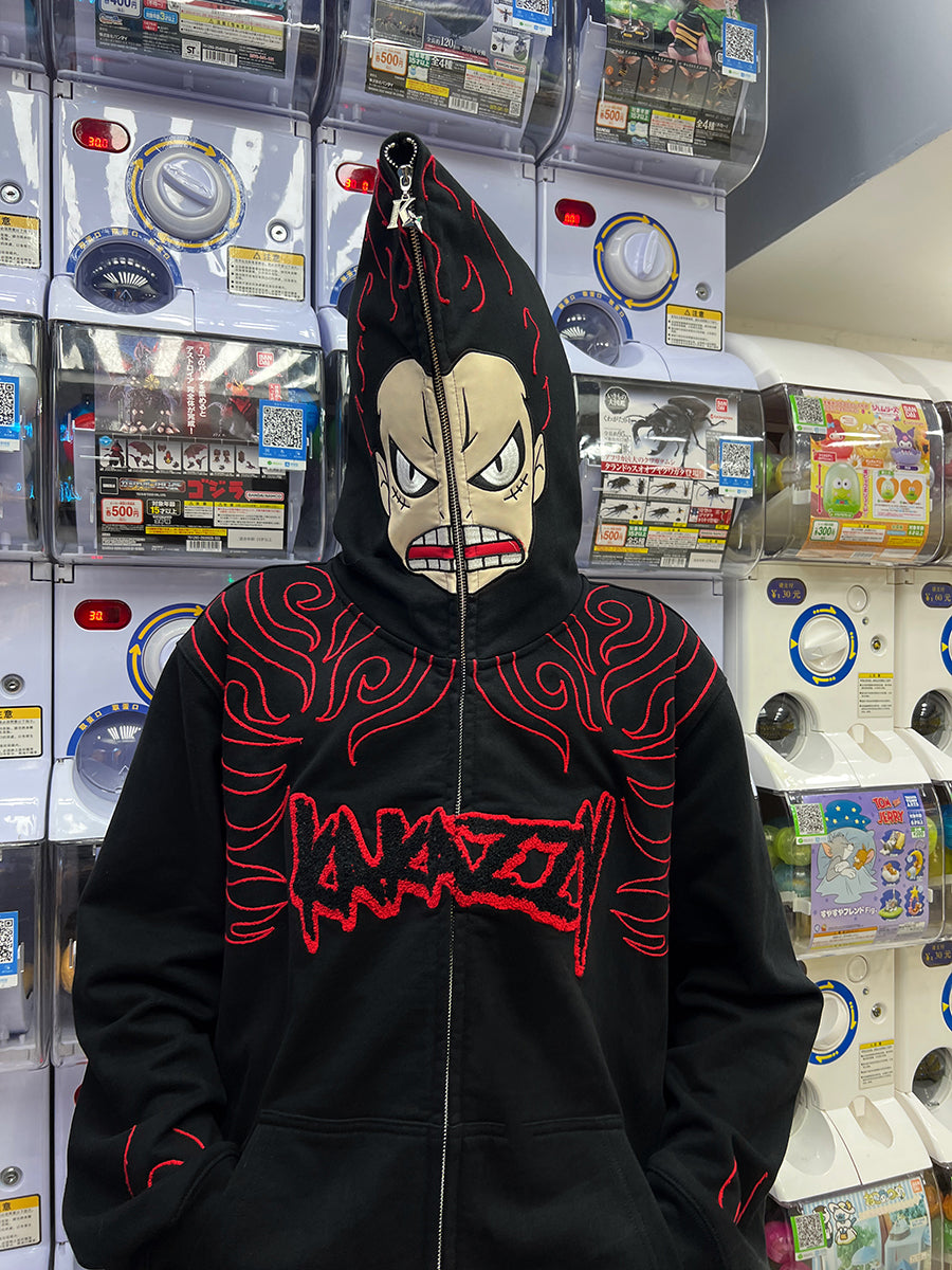 Kakazzy Full Zip Hoodie Black