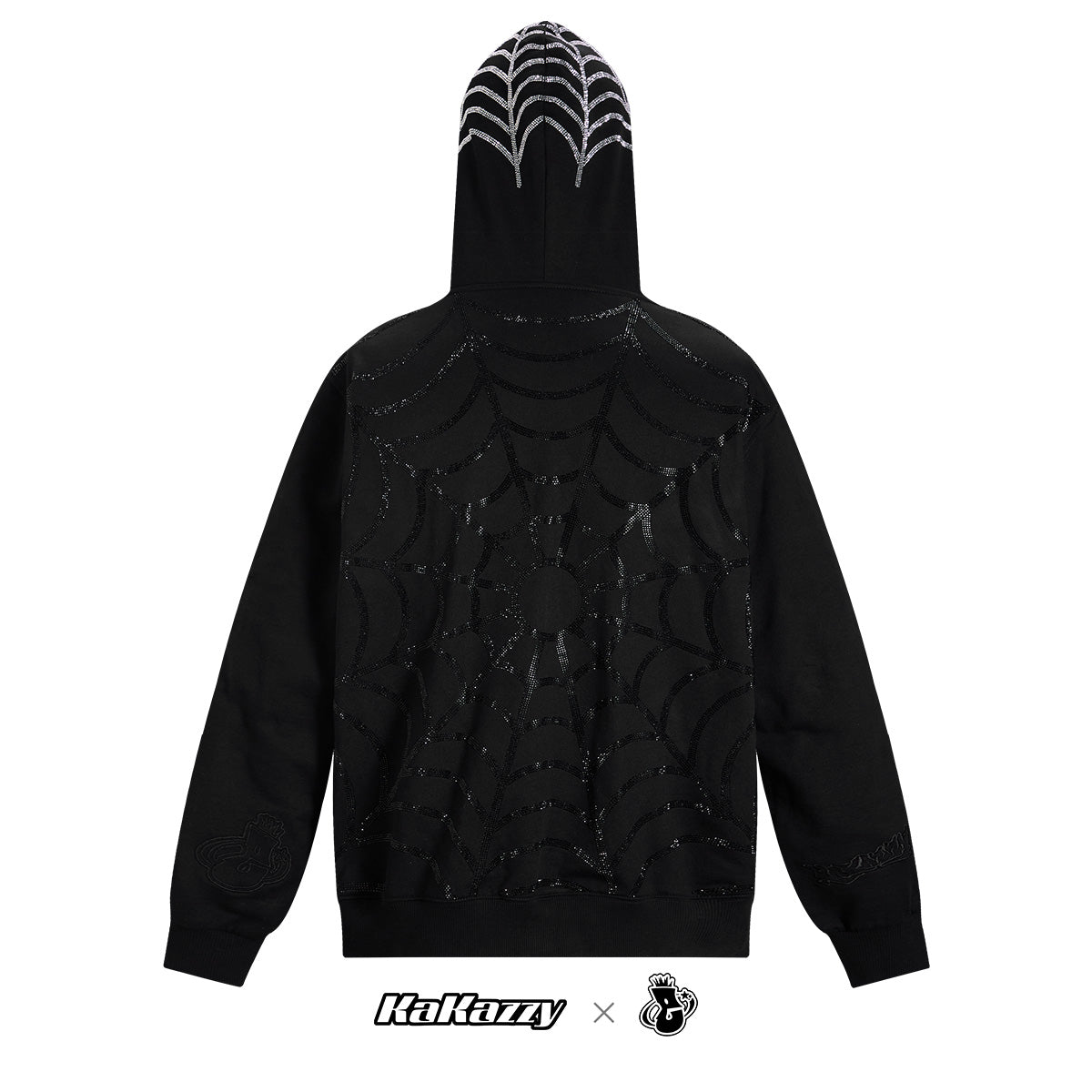 Elixir X Kakazzy Spider Rhinestones Hoodie