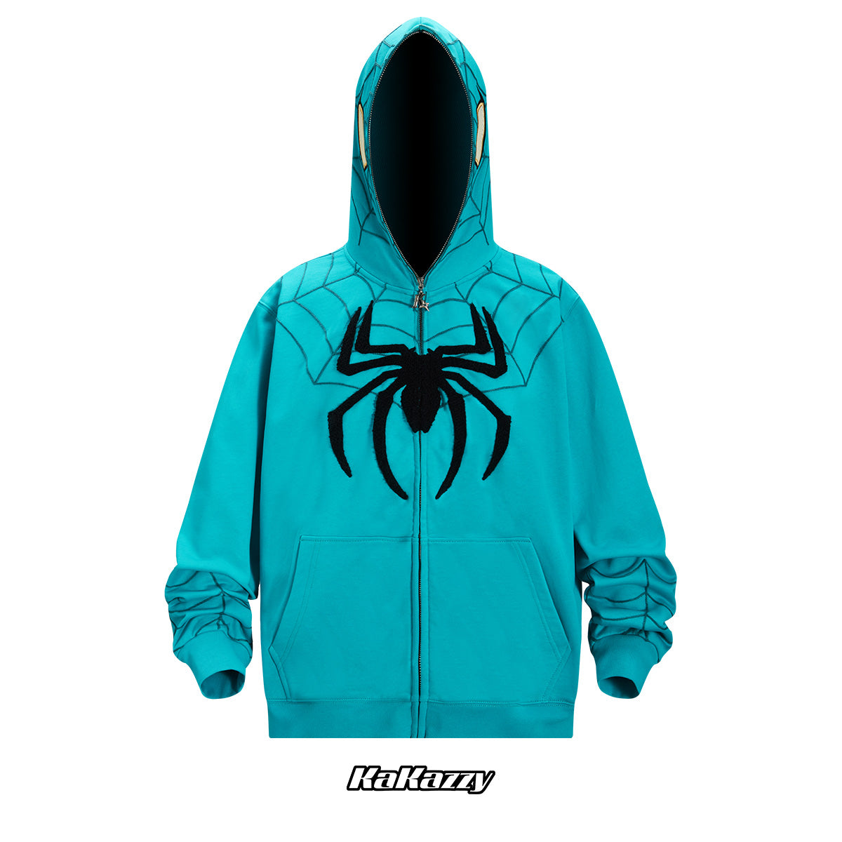 Kakazzy Full Zip Hoodie AcidBlue（Eyes Can See）