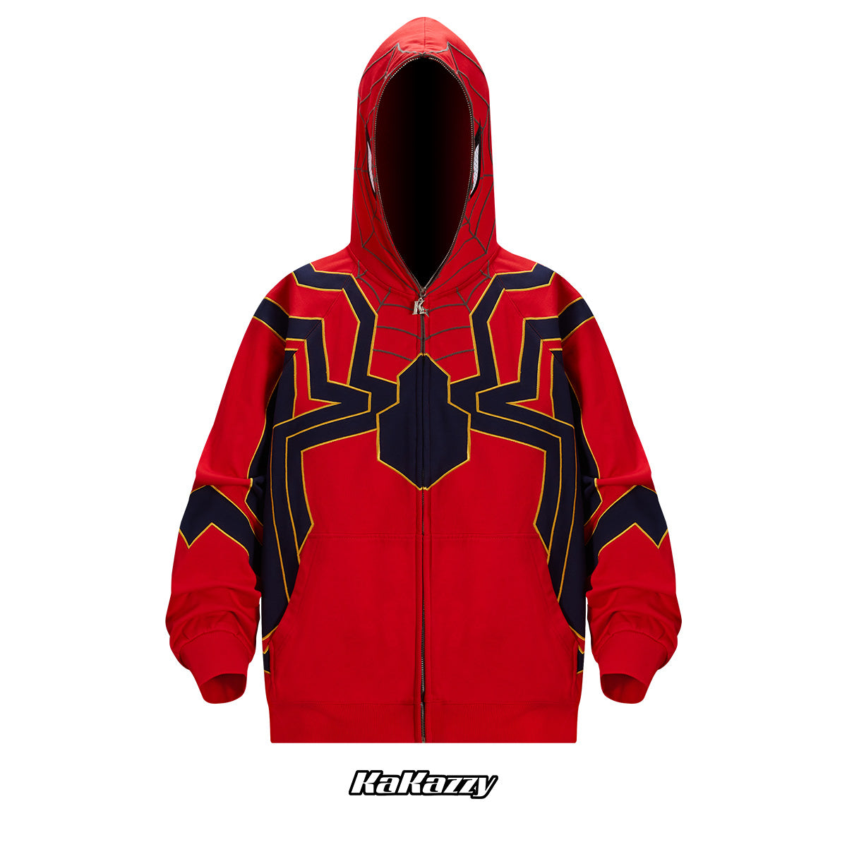 Kakazzy Full Zip Hoodie Red（Eyes Can See）