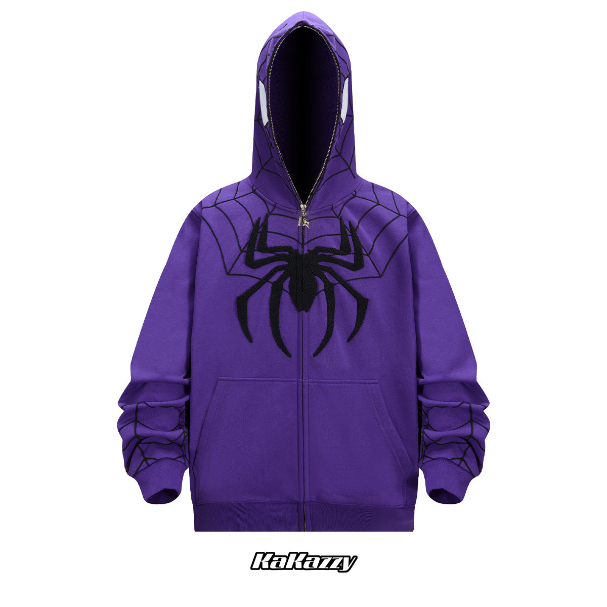 Kakazzy Full Zip Hoodie Purple（Eyes Can See）