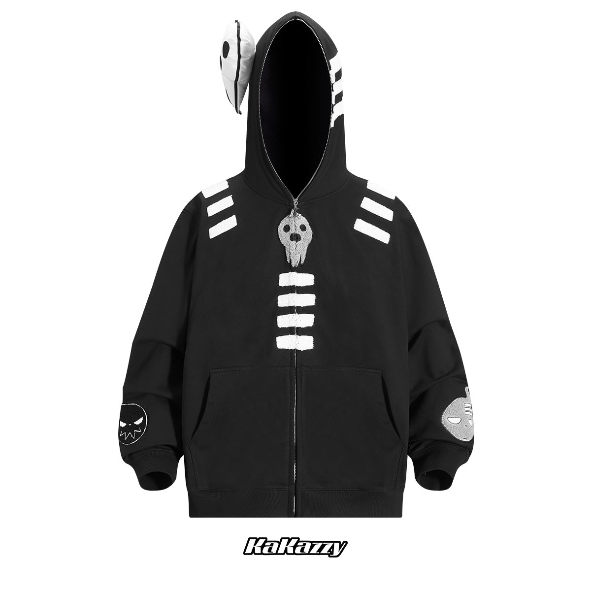 Kakazzy Full Zip Hoodie Black