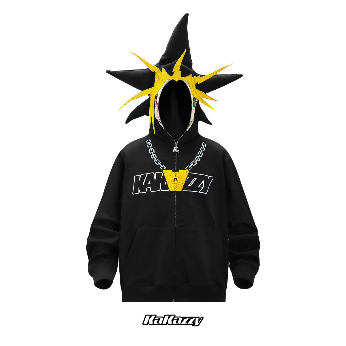 Kakazzy Full Zip Hoodie Black