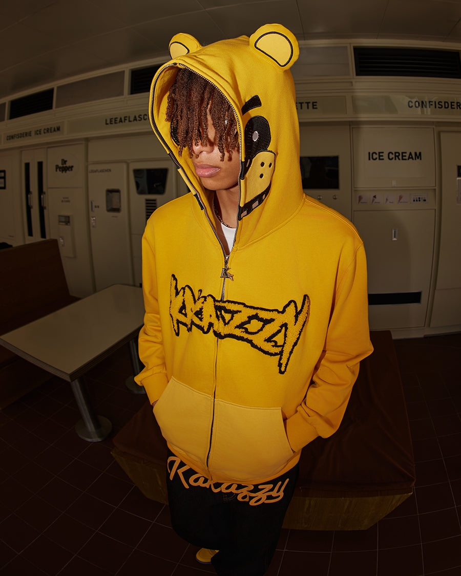 Kakazzy Full Zip Hoodie Yellow（Eyes Can See）