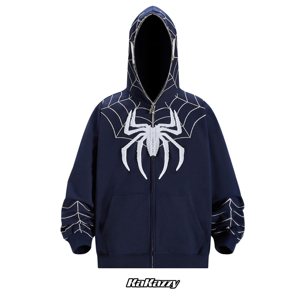 Kakazzy Full Zip Hoodie DarkBlue（Eyes Can See）