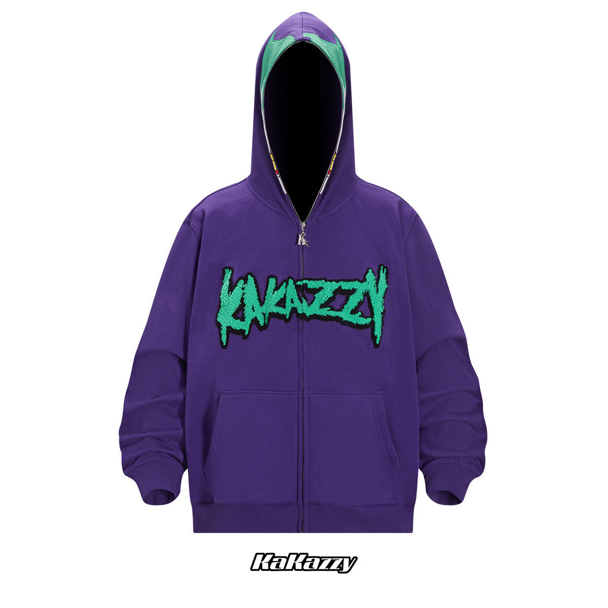 Kakazzy Full Zip Hoodie Purple（Eyes Can See）