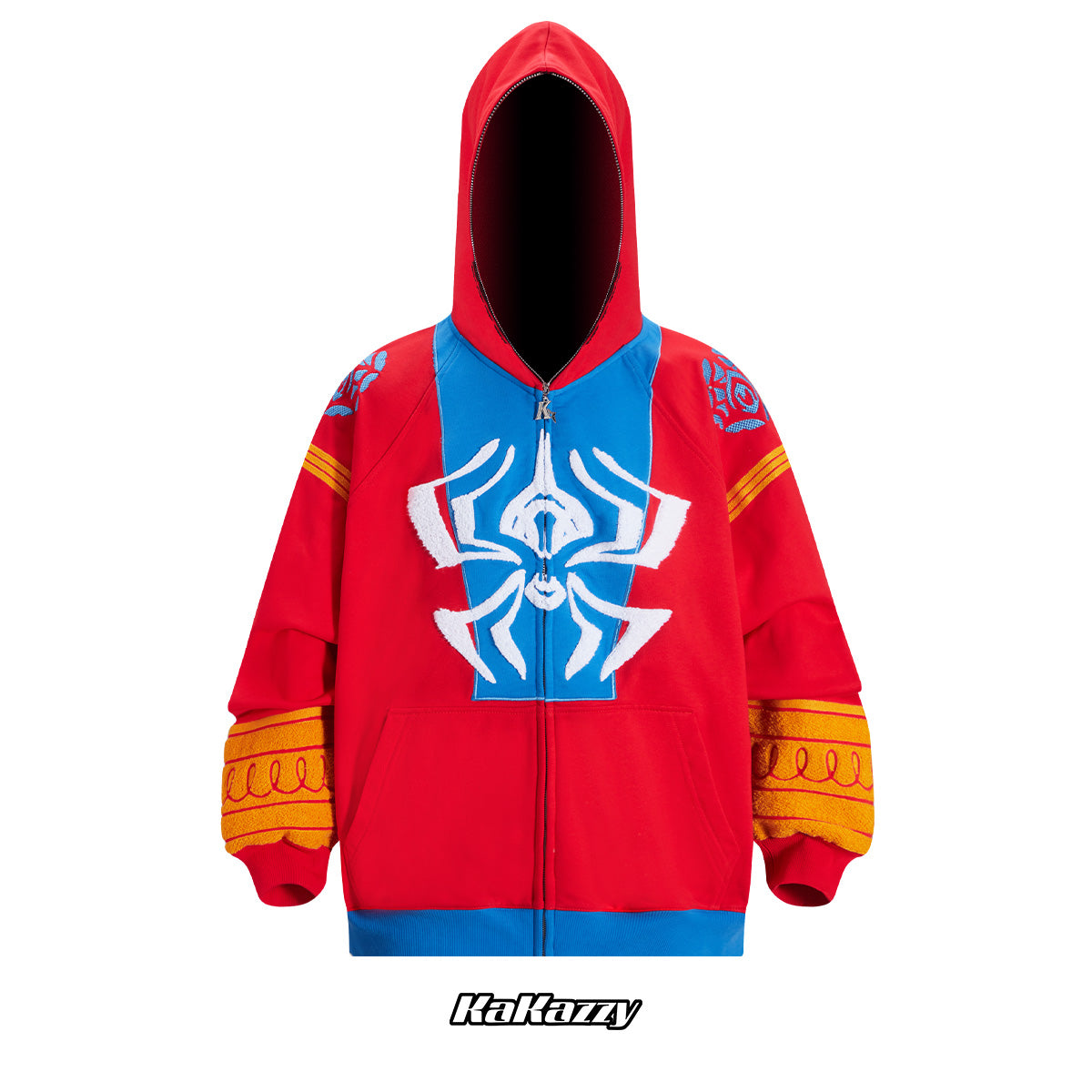 Kakazzy Full Zip Hoodie Red（Eyes Can See）