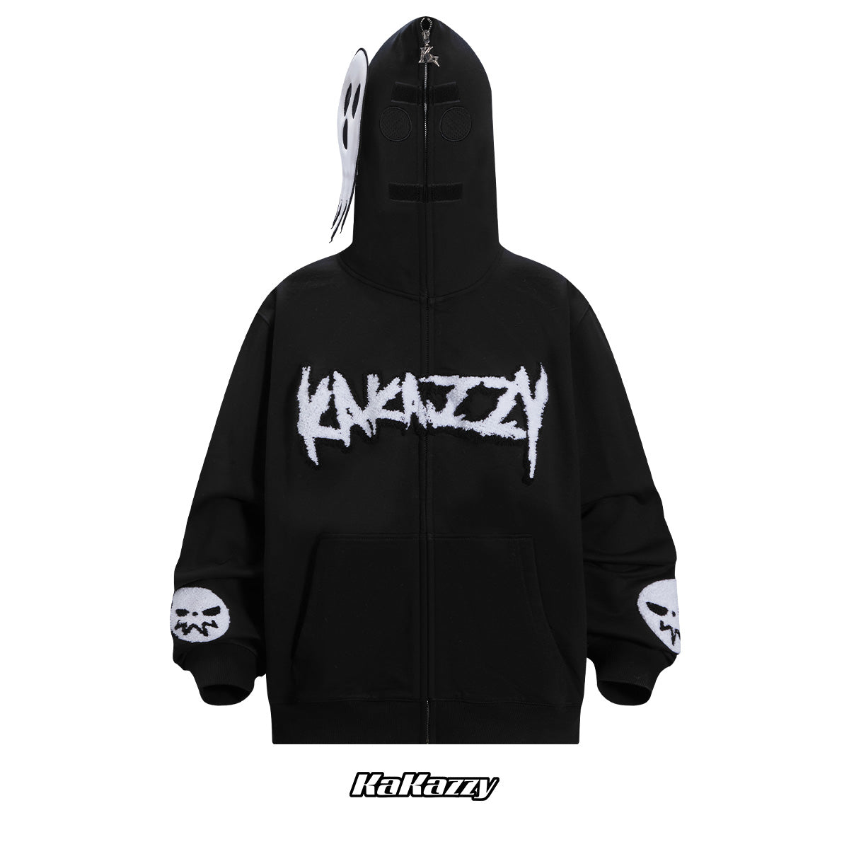 Kakazzy Full Zip Hoodie Black