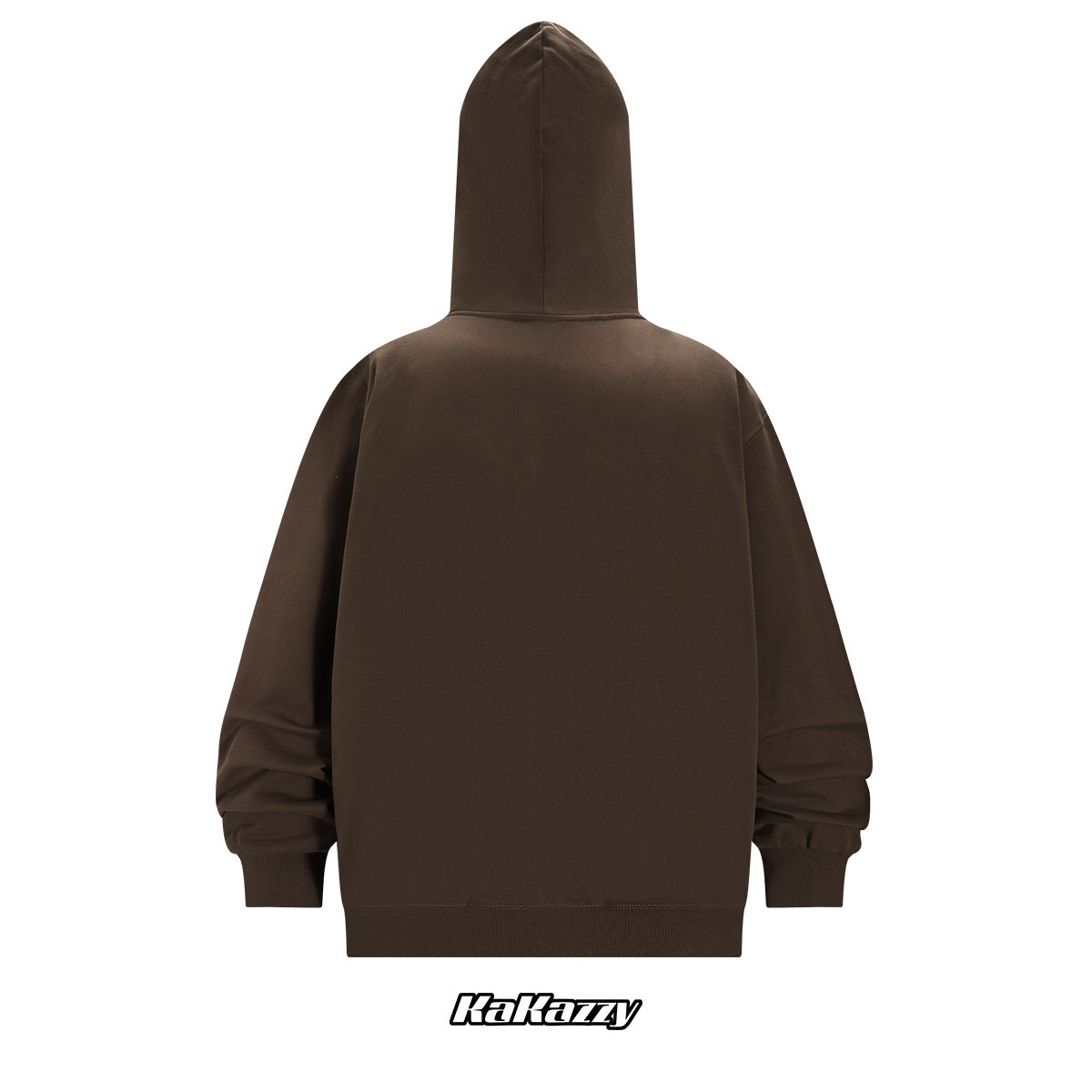 Kakazzy Full Zip Hoodie Brown（Eyes Can See）