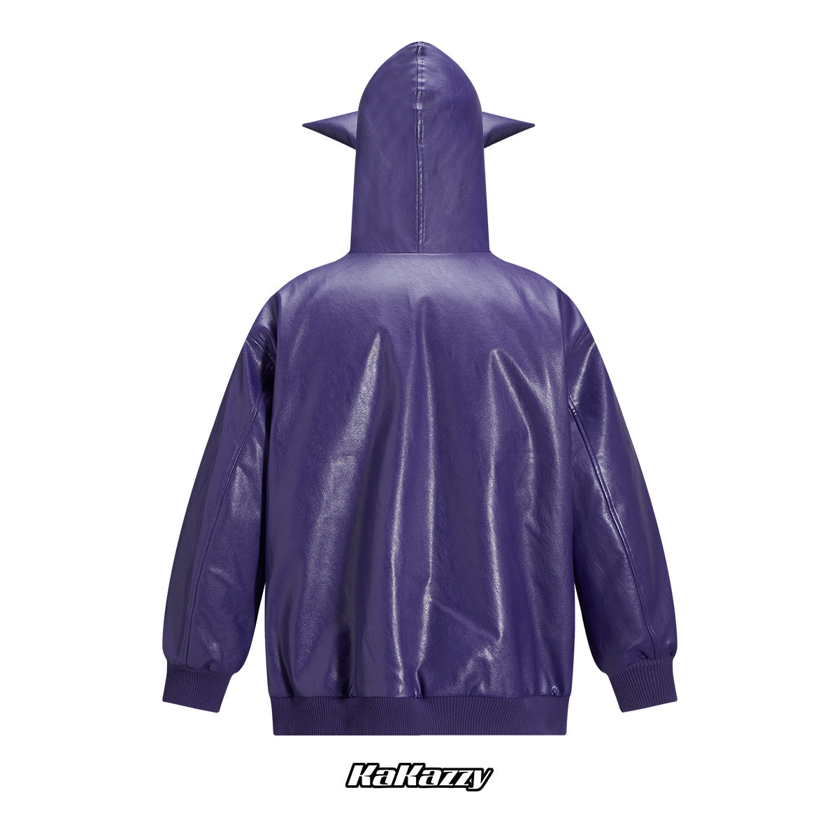 Kakazzy Leather Jacket Purple – kakazzy