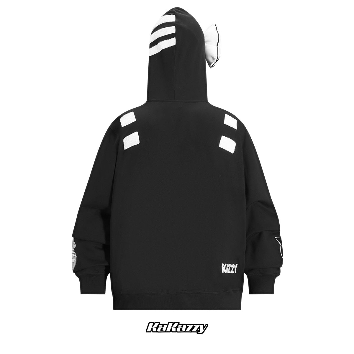 Kakazzy Full Zip Hoodie Black