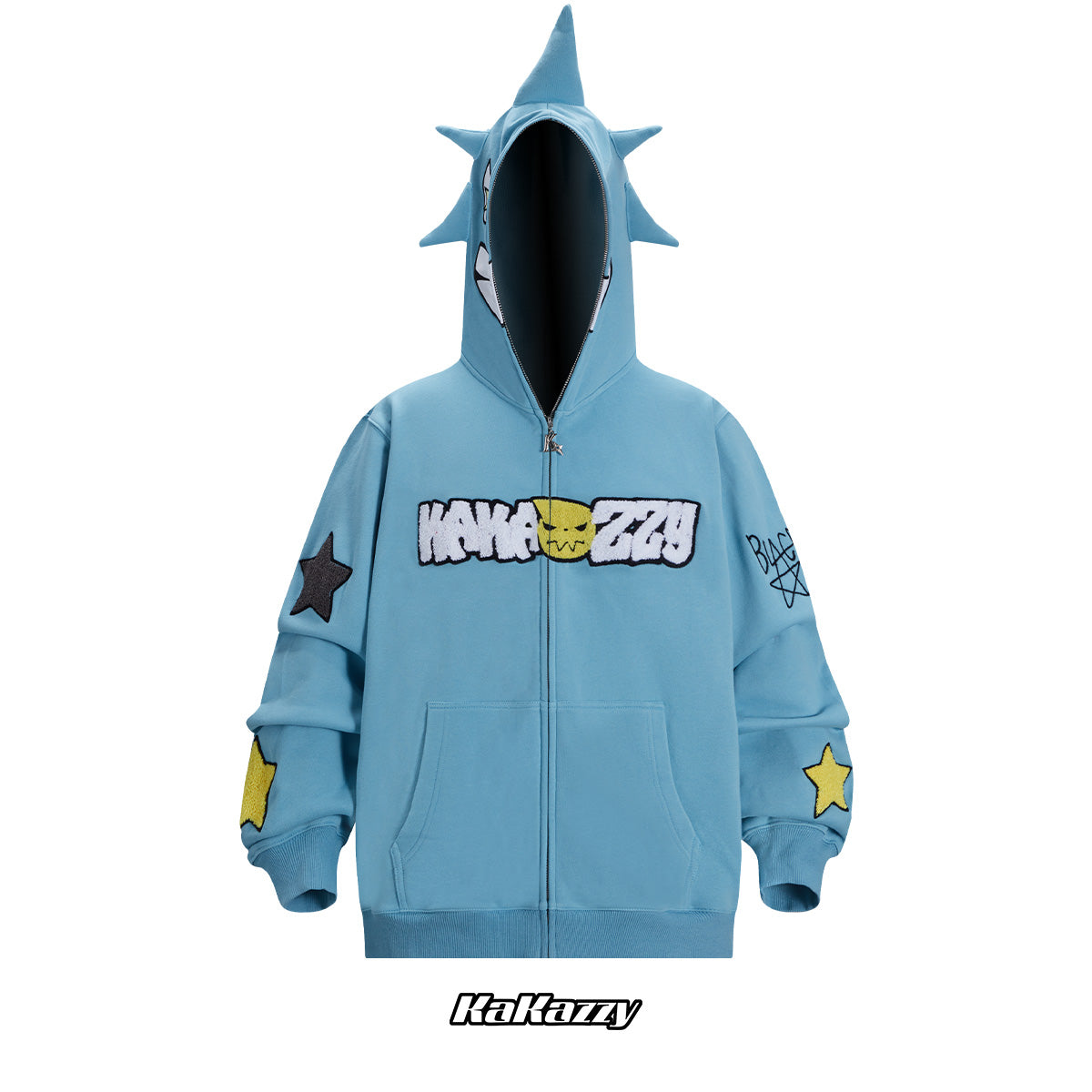 Kakazzy Full Zip Hoodie Blue – kakazzy