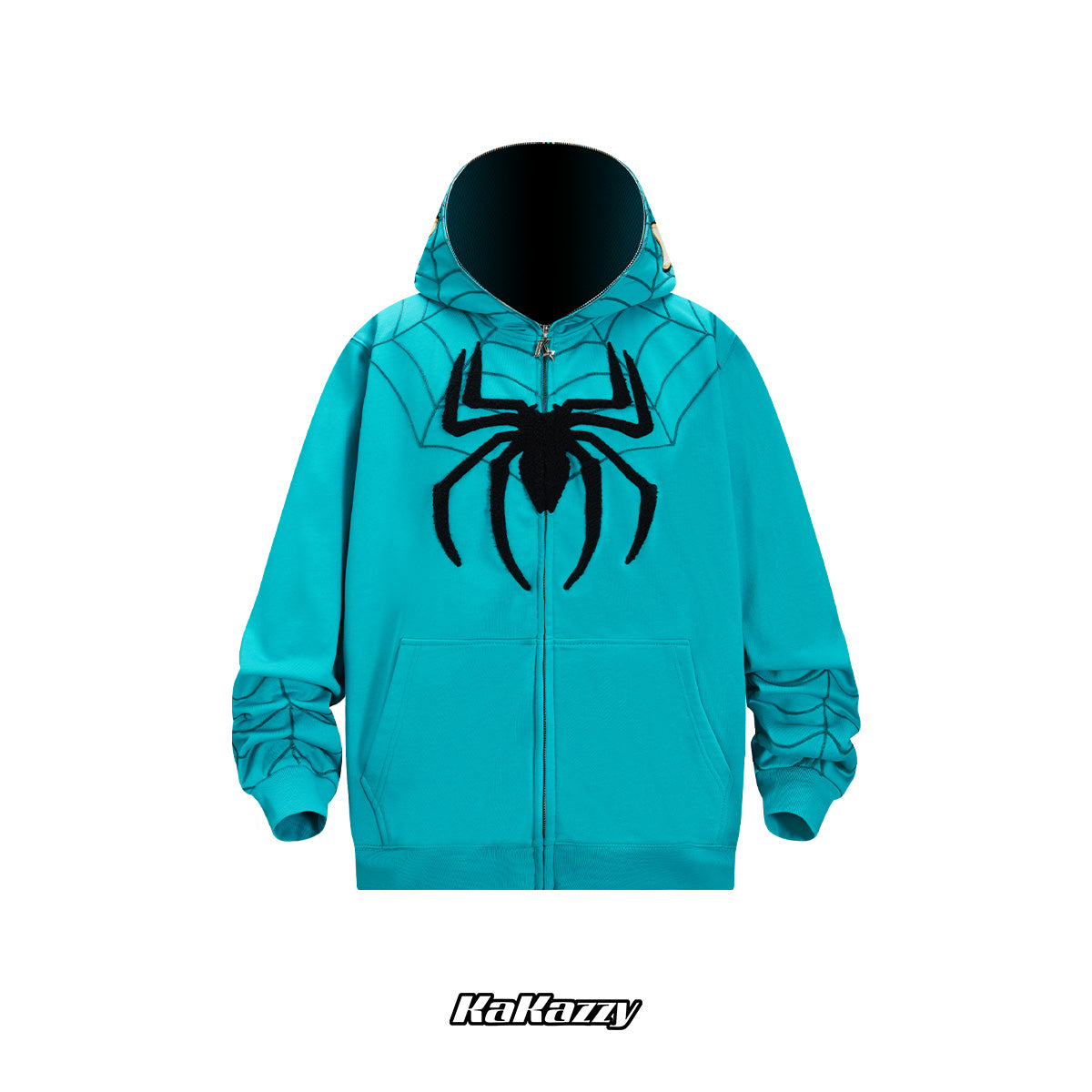 Kakazzy Full Zip Hoodie AcidBlue（Eyes Can See）