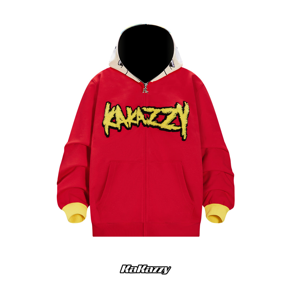 Kakazzy Full Zip Hoodie Red