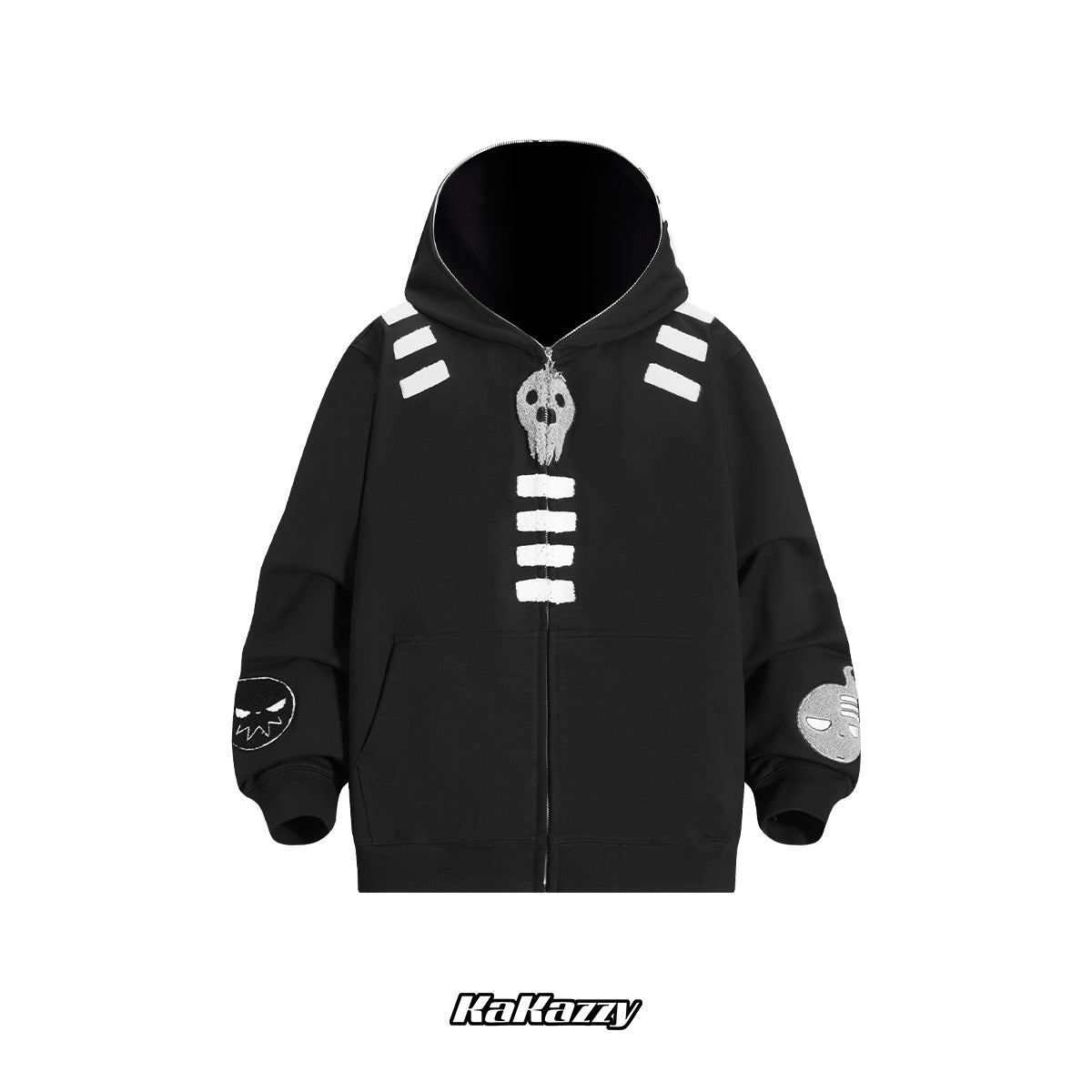 Kakazzy Full Zip Hoodie Black