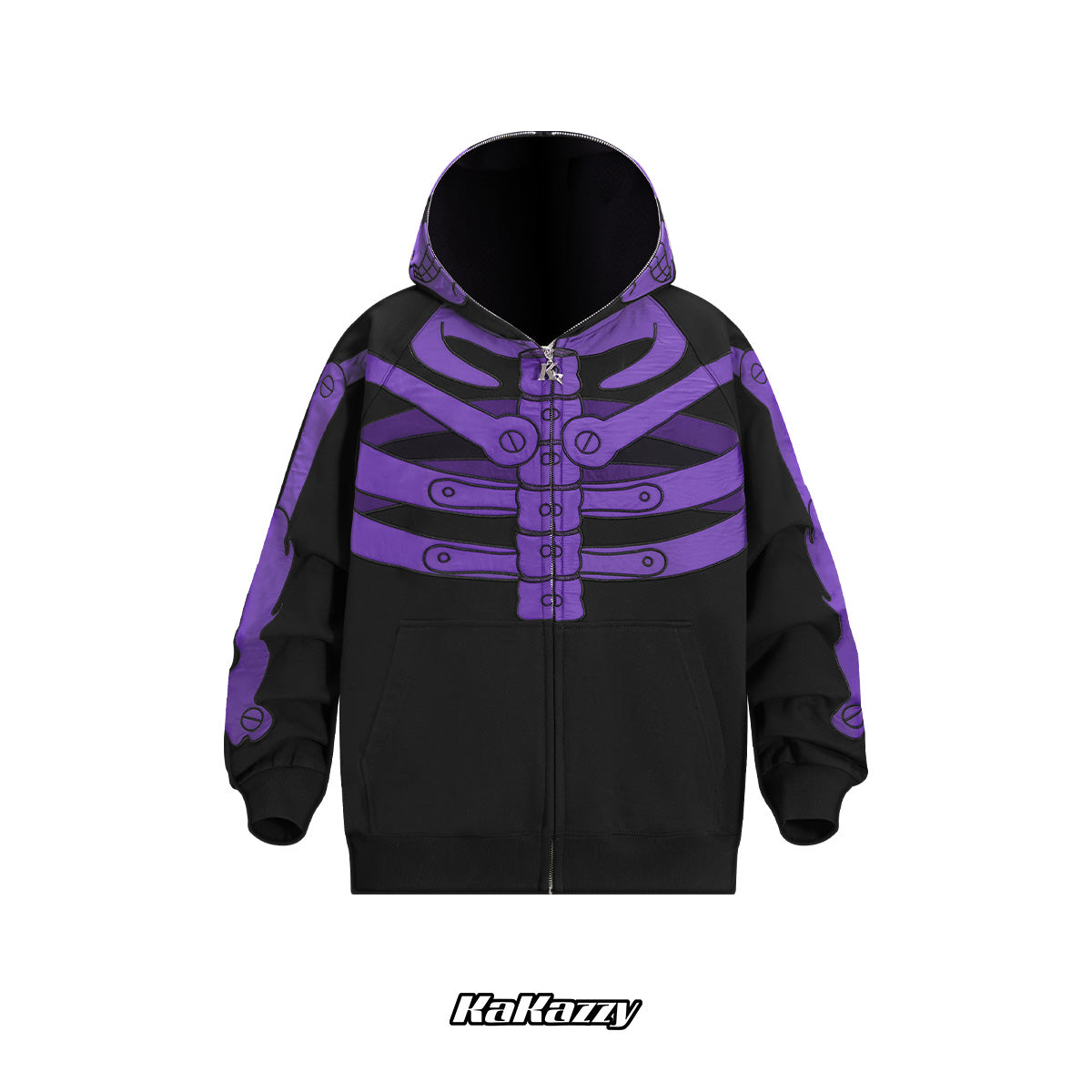Kakazzy Full Zip Hoodie Black
